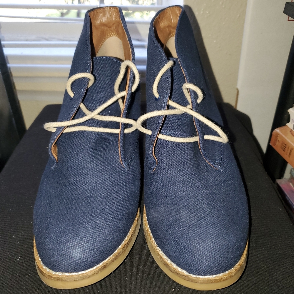 Lucky Brand Hale lace up booties 8.5